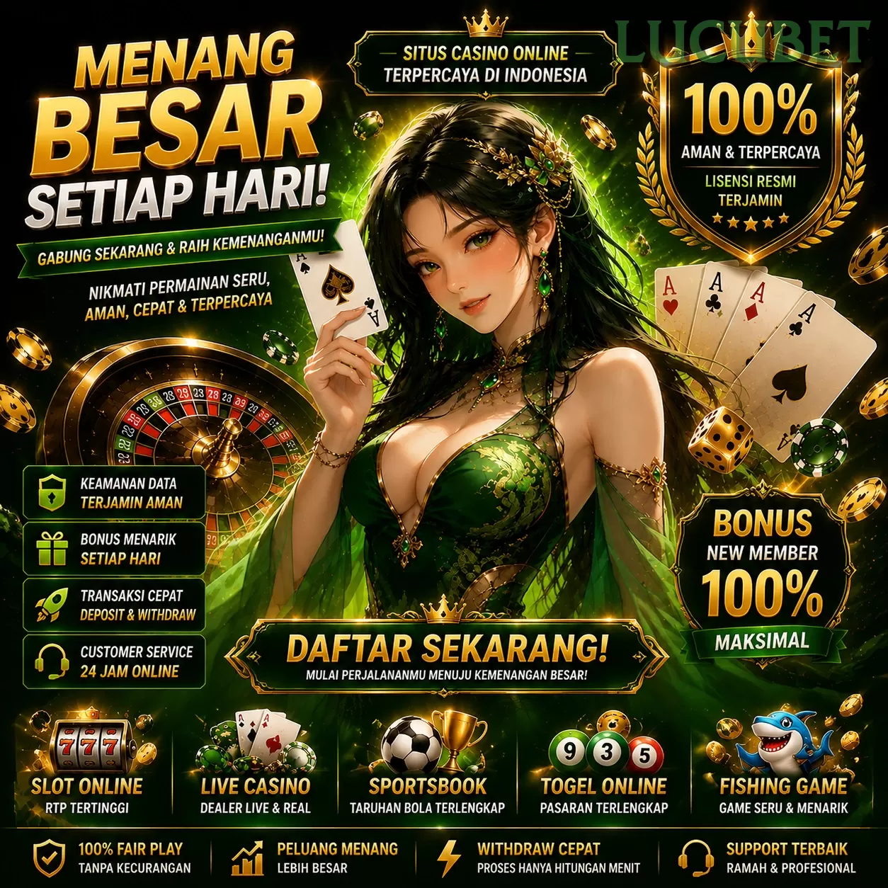 Main lucubetq Menang Jackpot Besar